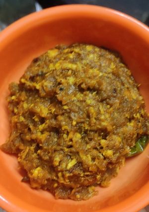 ডিম দিয়ে মিষ্টি কুমড়া ঘন্ট রেসিপির প্রধান ছবি