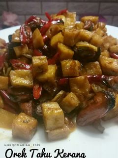 Foto resep Orek Tahu Kerang