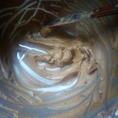 A picture of Chocolate buttercream #4WeeksChallenge.