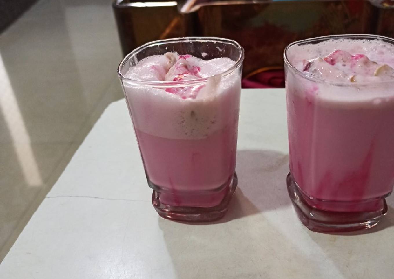 Rose gulkand shake
