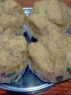 Foto resep Bolu kukus gula merah #Merah putih Dirgahayu RI#