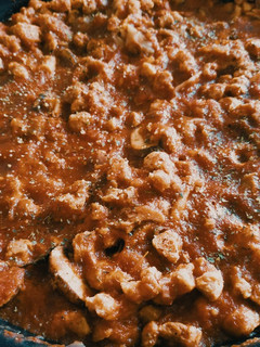 Una foto de Salsa boloñesa vegana