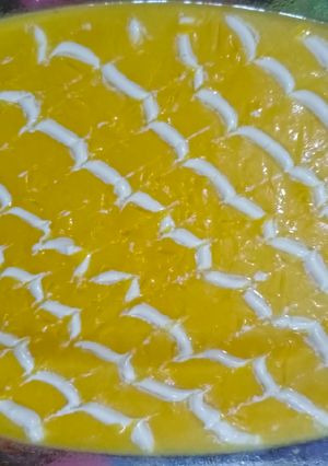 A picture of Mango Pudding🥭.