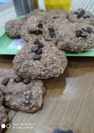 Una foto de Galletitas de avena y banana