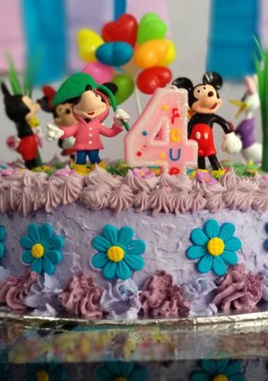 Foto resep Cake ultah ka alya ke 4 tahun