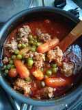 Salçalı köfte เนื้อปั้นในซอสมะเขือเทศเข้มข้น