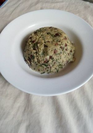 A picture of African polenta (ngunja matu).