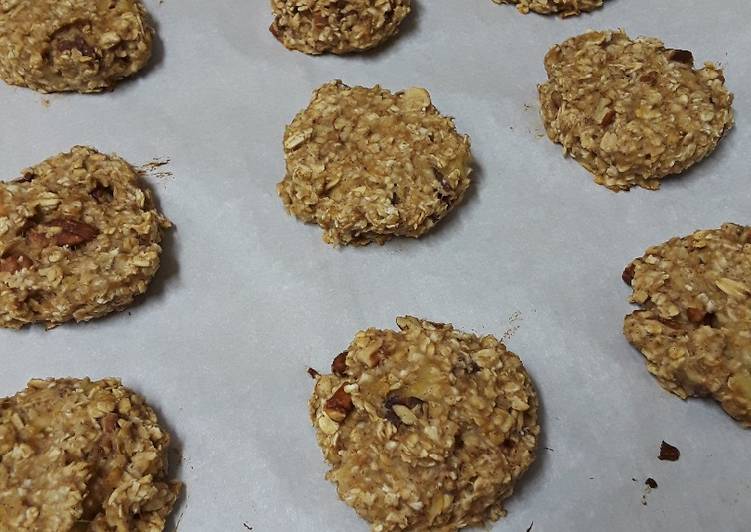 Steps to Prepare Any-night-of-the-week Banana Bread Breakfast Cookies