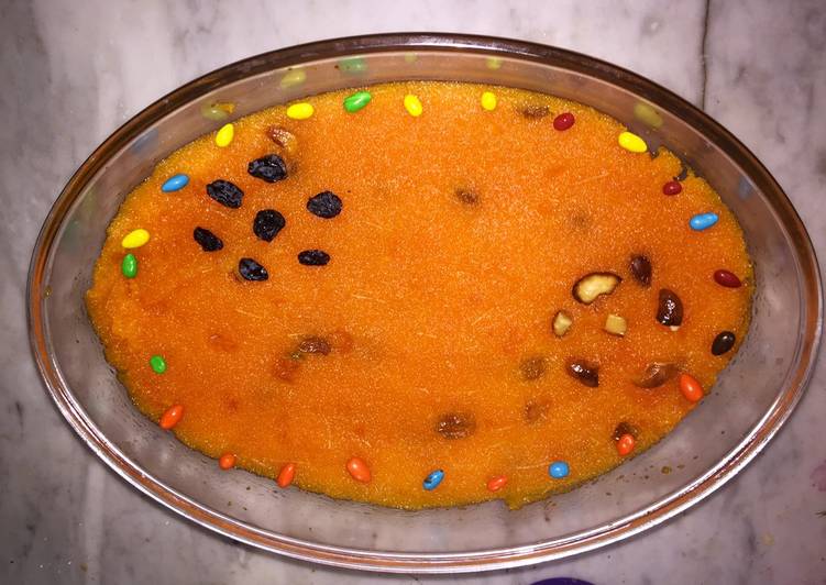 Recipe of Any-night-of-the-week Rava kesari || Semolina sweets