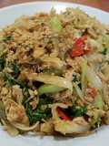 ไก่ต้มผัดกระเพรา