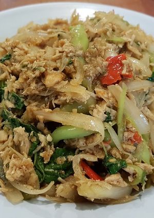 รูปของ ไก่ต้มผัดกระเพรา