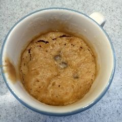 A picture of Microwave Chocolate chip cake.
