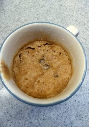 A picture of Microwave Chocolate chip cake.