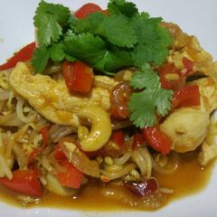 A picture of Quick and tasty chicken and veg stir fry.