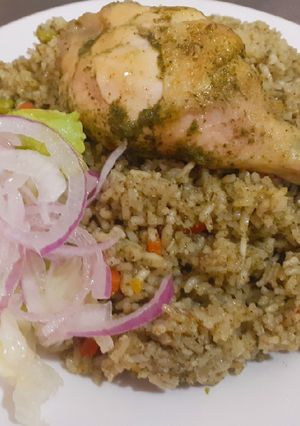Una foto de Arroz con pollo (anorteñado)