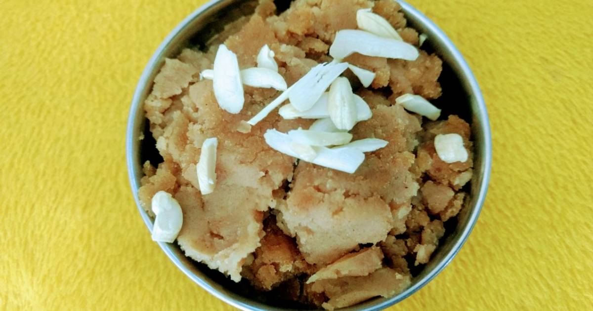 Jaggery wheat flour and semolina halwa Recipe by Vinéét Shúkla Cookpad