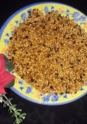 عکسی از دستور عصرونه مقوی و خوشمزه گندمی 🥰