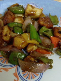 A picture of Paneer Chilli Dry.