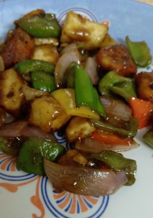 A picture of Paneer Chilli Dry.