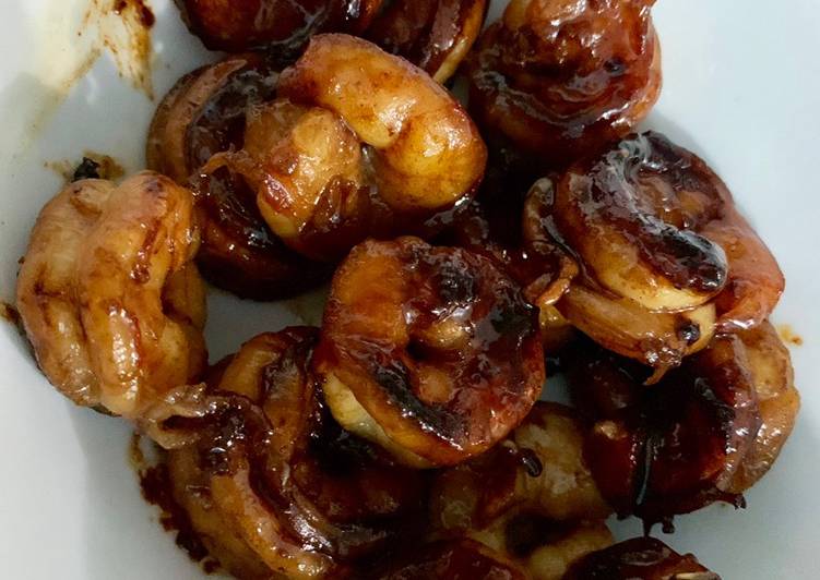 Cara Gampang Menyiapkan Udang bakar  madu happy call Anti Gagal