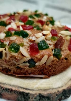 A picture of Goan masala cake.