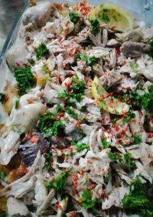 صورة لوصفة فتة الفروج الشهية على سفرة رمضان 😋😍❤️