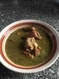 Costillitas en salsa verde con un toque de cilantro