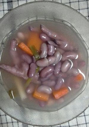 Foto resep Sup kacang merah ceker ayam