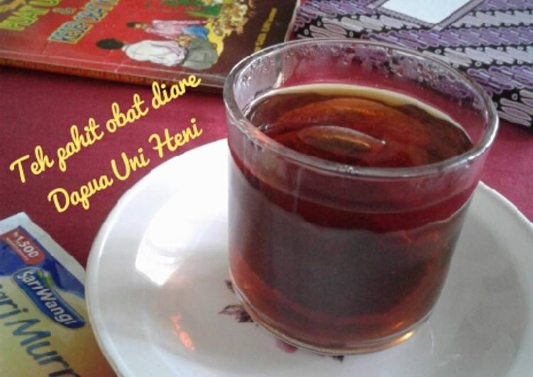 Teh pahit obat diare 🍵