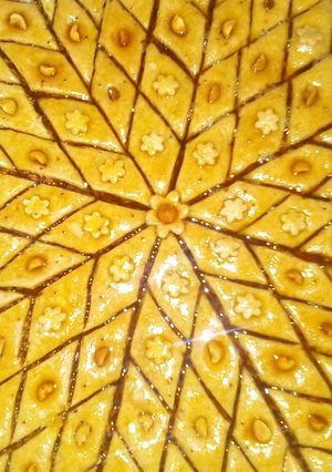 صورة لوصفة البقلاوة الجزائرية بالكاوكاو