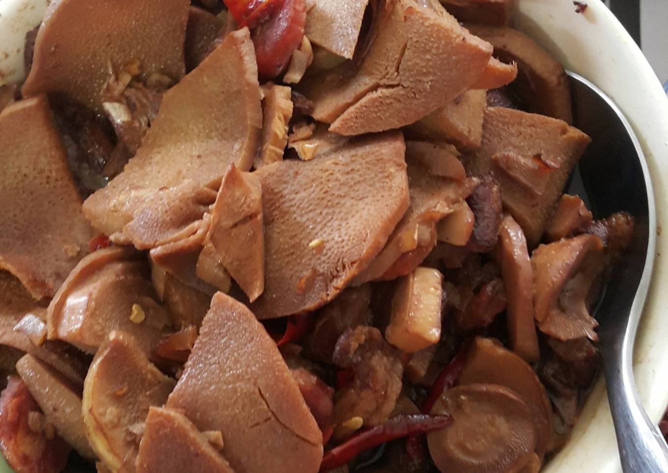 Rebung masak udang kering