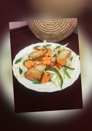 A picture of My vegetable awara.