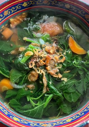 Foto resep Sayur bayam