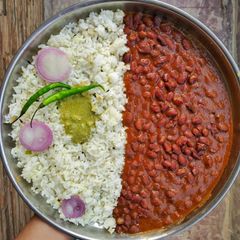 A picture of Kashmiri rajma.