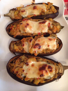 Una foto de Berenjenas rellenas de atún