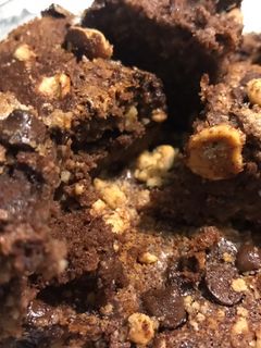 Una foto de Brownie de chocolate sin azúcar