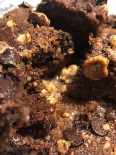 Una foto de Brownie de chocolate sin azúcar
