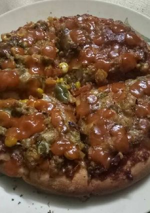 A picture of Veg pizza.