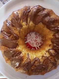 Una foto de Bizcocho de limón con Nutella