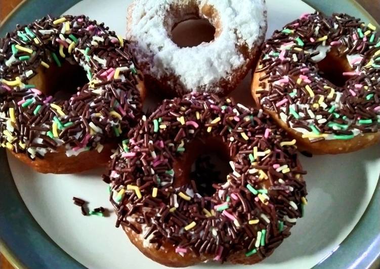 Resep 94.DONAT PELANGI yang Sempurna