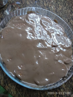Una foto de Tarta de chocolate y galletas