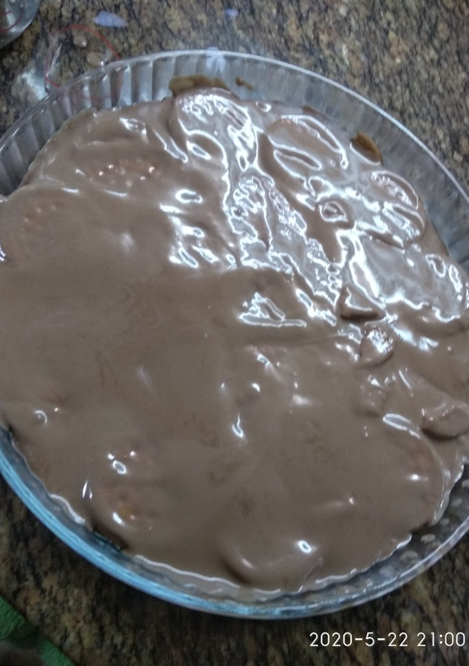 Una foto de Tarta de chocolate y galletas