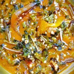 A picture of Crunchy Okra Soup.