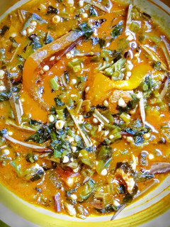 A picture of Crunchy Okra Soup.