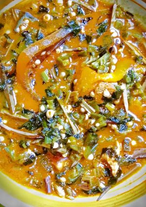 A picture of Crunchy Okra Soup.