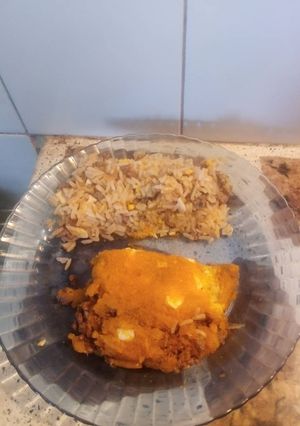 Una foto de Pastel de kabutiá