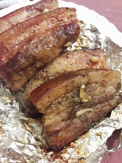 Фото Сало,запечённое в фольге.