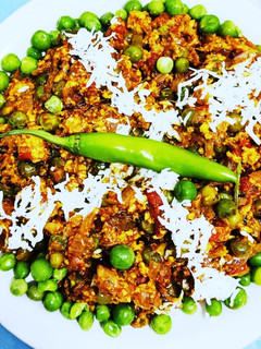 मटर पनीर भुर्जी (matar paneer bhurji recipe in Hindi) रेसिपी मुख्य फोटो