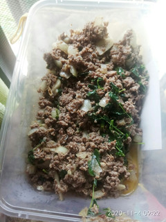 Foto resep Tumis Daging Giling Daun Kelor (MPASI & Booster ASI)