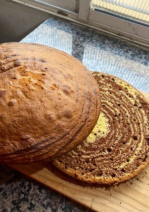 Una foto de Torta marmolada
